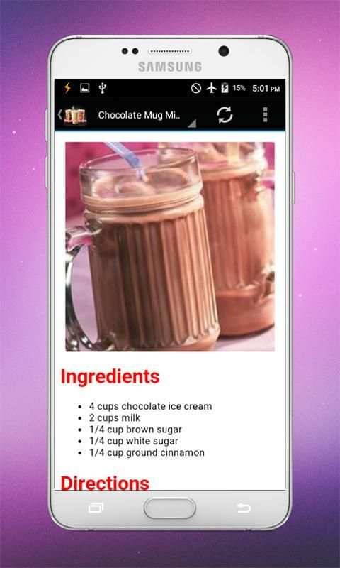 Milkshake Recipes скриншот 2
