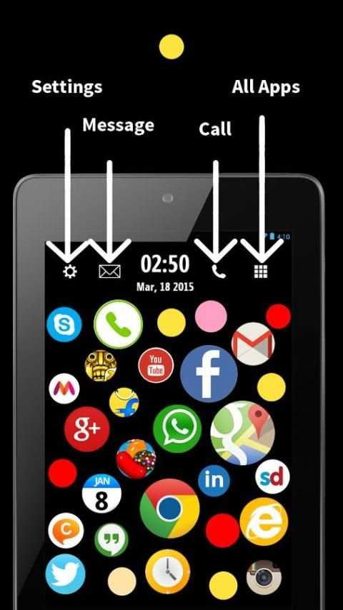 Bubble Screenlock Launcher 1 تصوير الشاشة