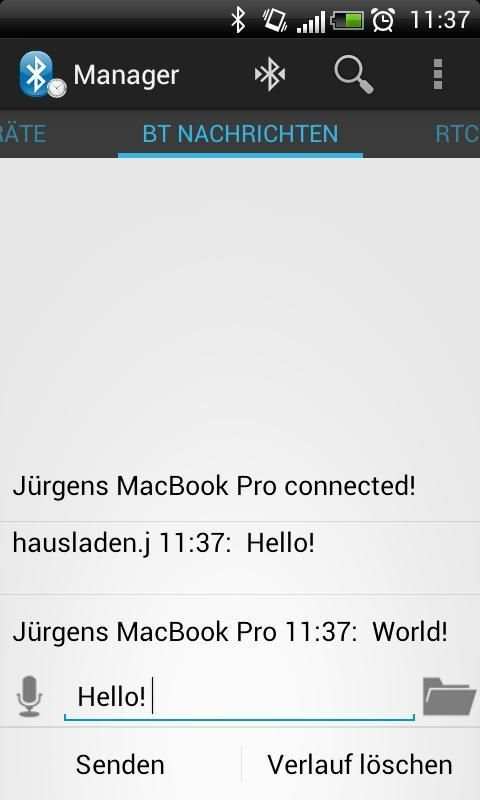 Bluetooth SPP Manager 14 تصوير الشاشة