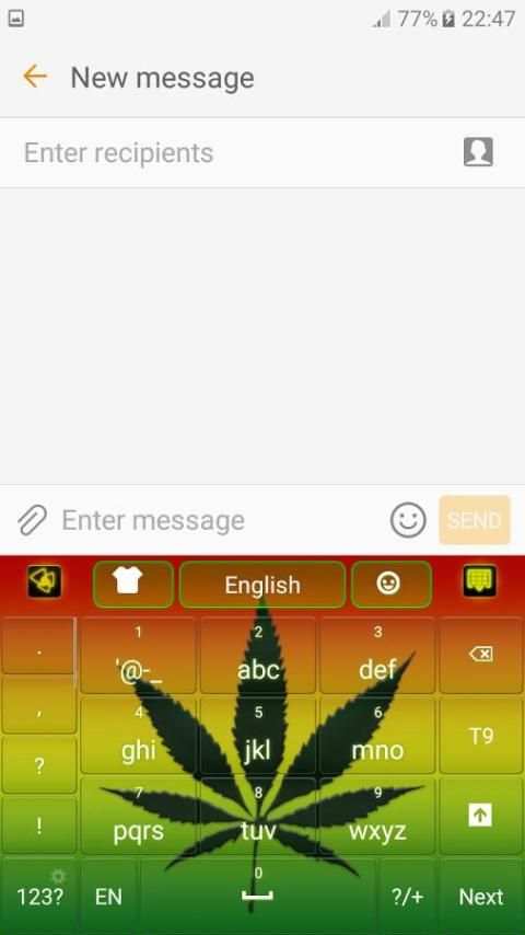 Weed Reggae Keyboard screenshot 5