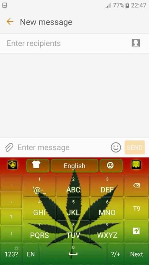 Weed Reggae Keyboard screenshot 2