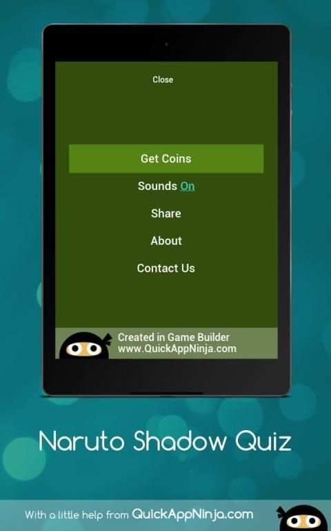 Naruto Shadow Ninja Quiz screenshot 1