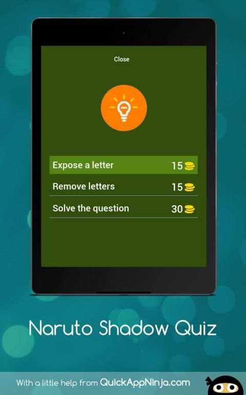 Naruto Shadow Ninja Quiz screenshot 2