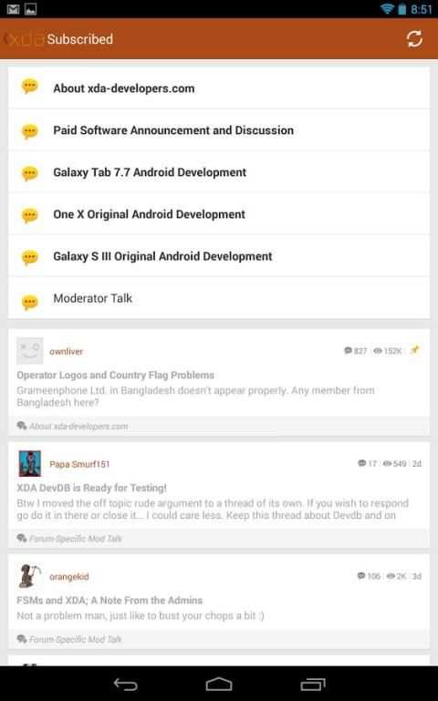 XDA Premium 10 تصوير الشاشة