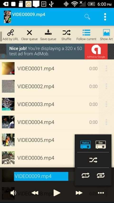 MP3 Music Video Player 1 تصوير الشاشة