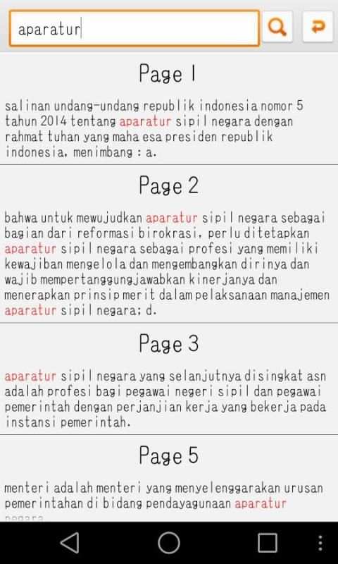 UURI Aparatur Sipil Negara скриншот 1