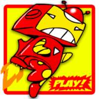 Superhero Jetpack Robot Game