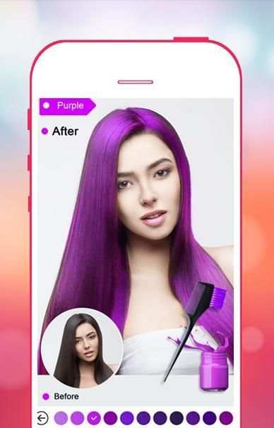 Hair Color Changer скриншот 1