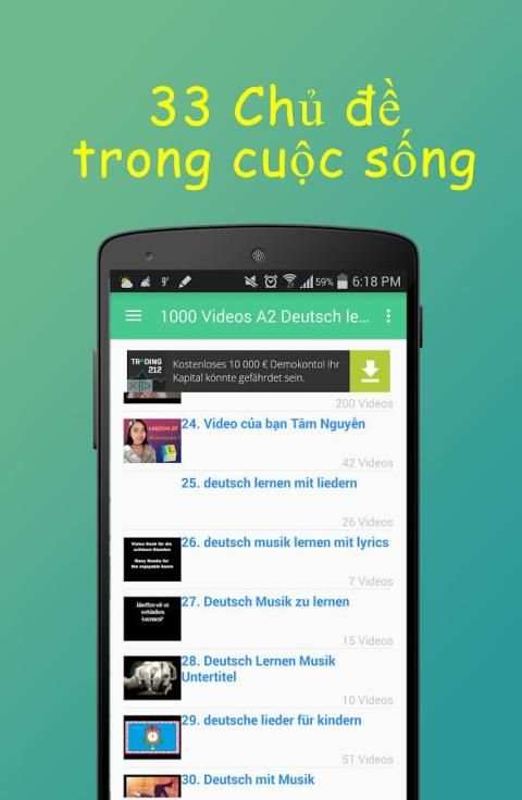 1000 Videos A2 Deutsch lernen screenshot 7