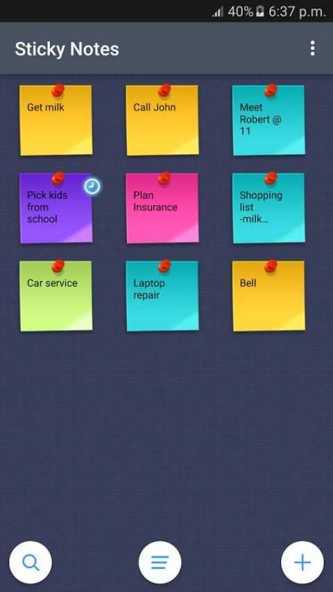 Sticky Notes скриншот 5