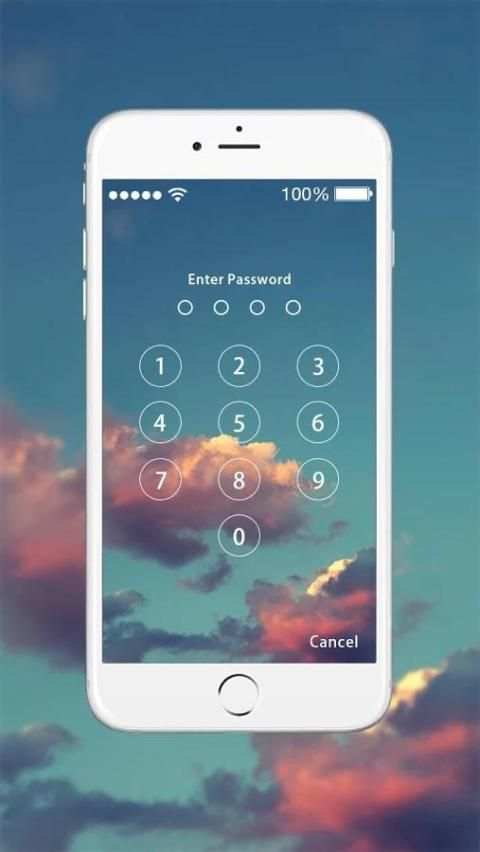 Galaxy Keypad Lock-Iphone Lock screenshot 3