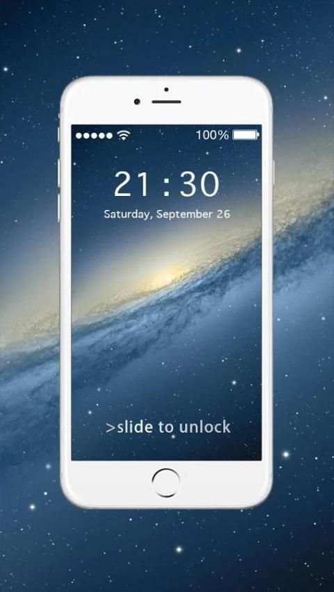 Galaxy Keypad Lock-Iphone Lock 6 تصوير الشاشة