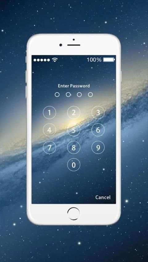 Galaxy Keypad Lock-Iphone Lock 5 تصوير الشاشة
