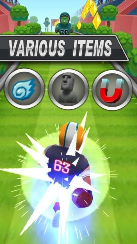 TouchDown Rush : Football Run 2 تصوير الشاشة