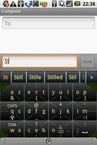 Slide Keyboard скриншот 1