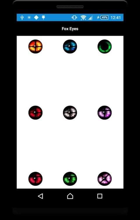 Fox Eyes Photo Editor: Lens HD скриншот 4