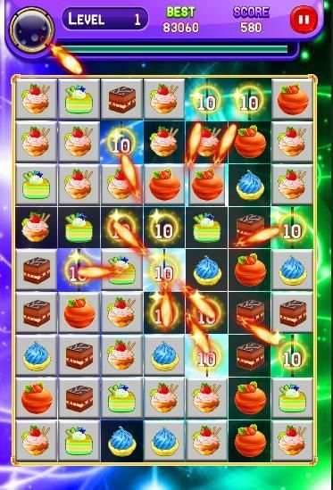 King Cookie Star Crush Mania screenshot 1