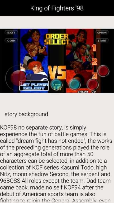 Guide for King of Fighters 98 screenshot 3