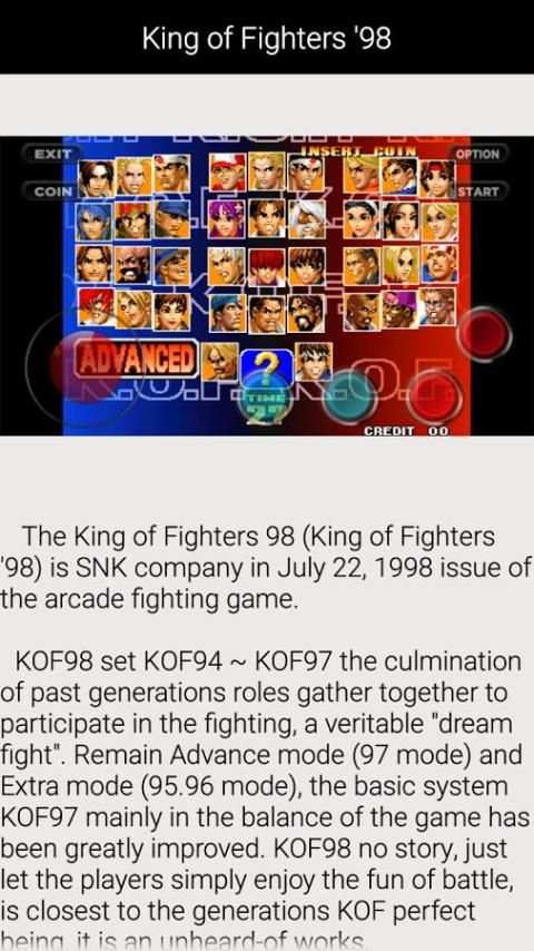Guide for King of Fighters 98 screenshot 4