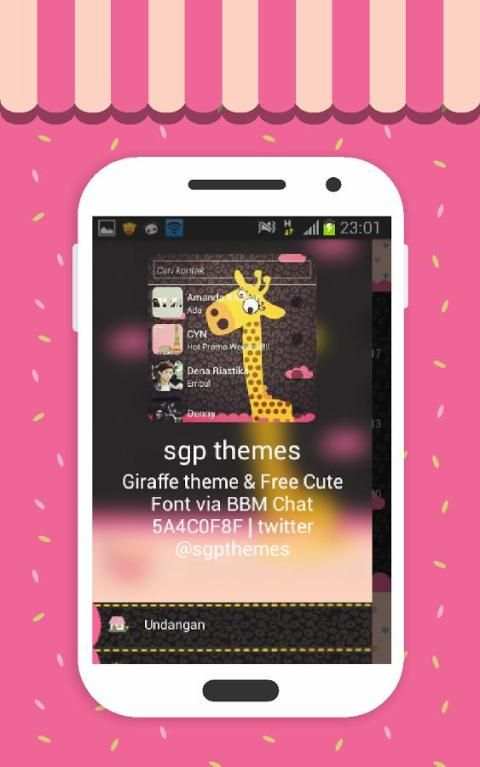 Tema Jerapah by SGP screenshot 7
