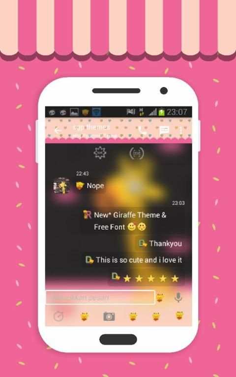 Tema Jerapah by SGP screenshot 1