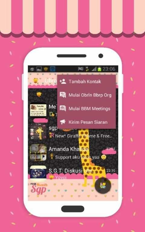 Tema Jerapah by SGP screenshot 2