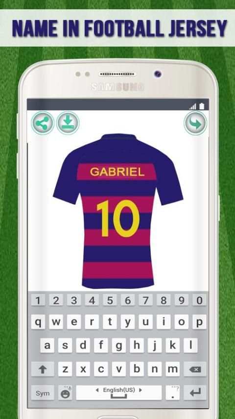 Name in Football Jersey Joke screenshot 5
