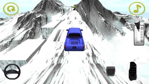 Snow Hill Climb Truck Driving screenshot 1