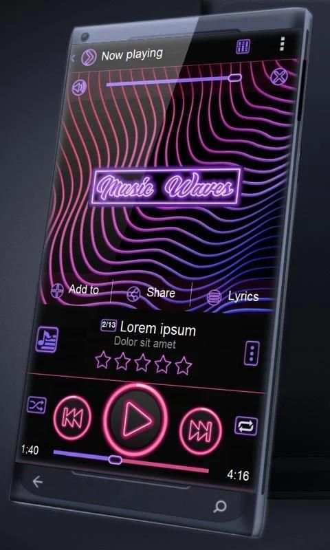 موجات الموسيقى PlayerPro 4 تصوير الشاشة