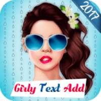 Girly Text Add on 9Apps