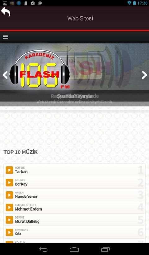 Radyo Flash screenshot 2