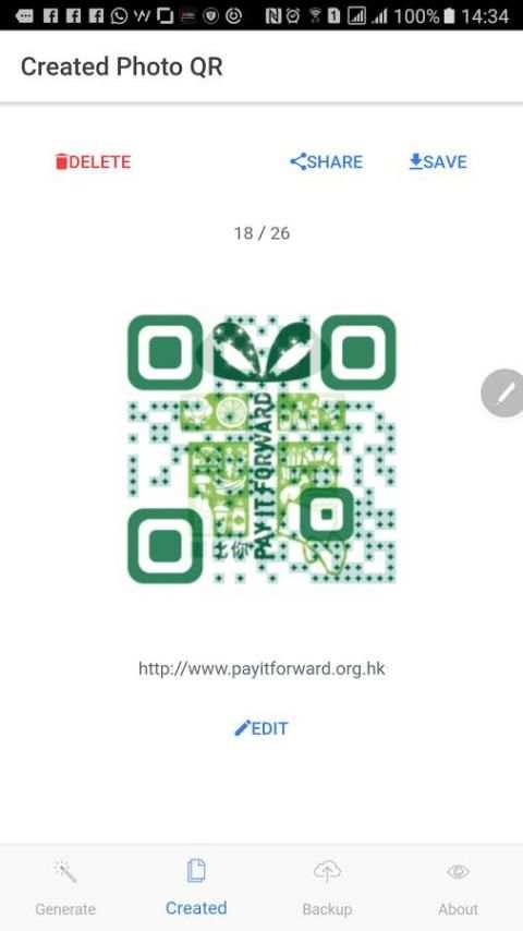 Photo QR Code Generator Reader скриншот 3