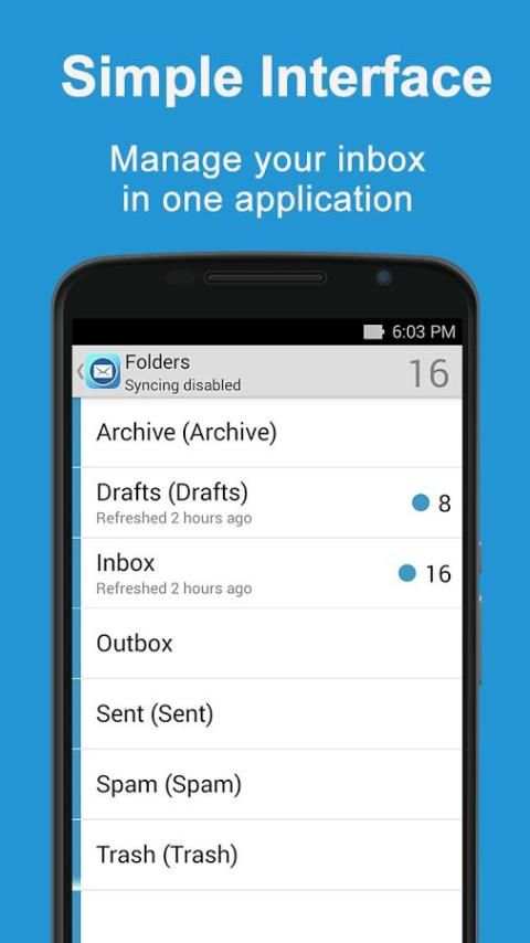 Mailboxx - client for Hotmail screenshot 1