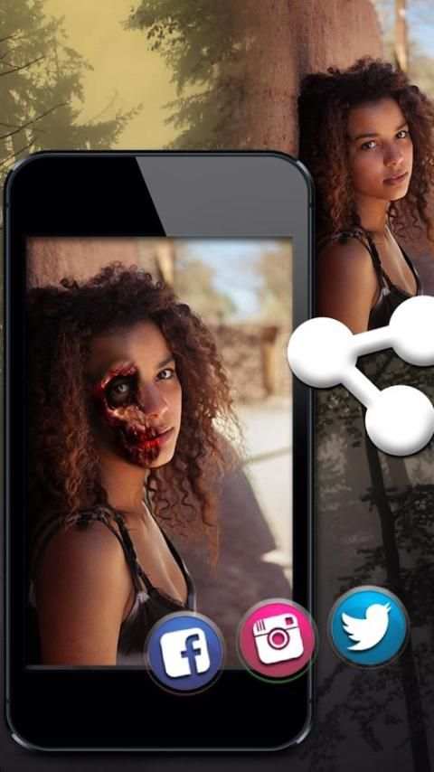 Halloween Foto Editor screenshot 1