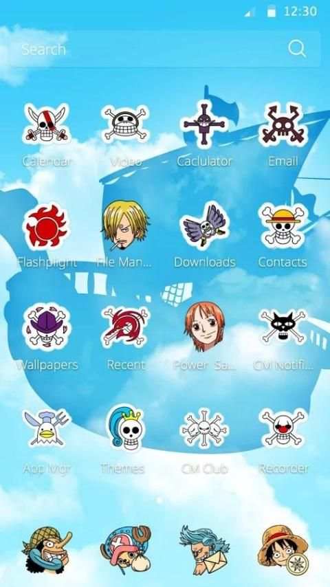 One Piece anime tema screenshot 2