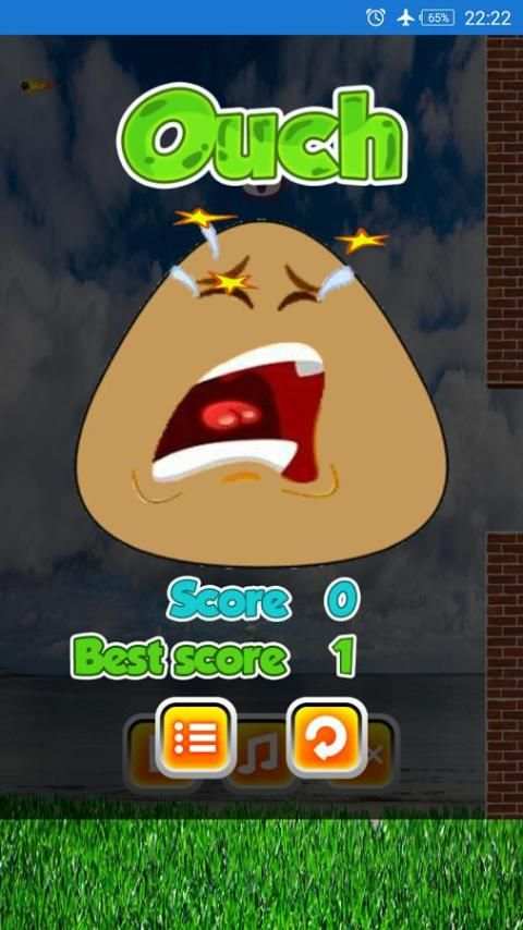 Flappy Pou 2017 screenshot 1