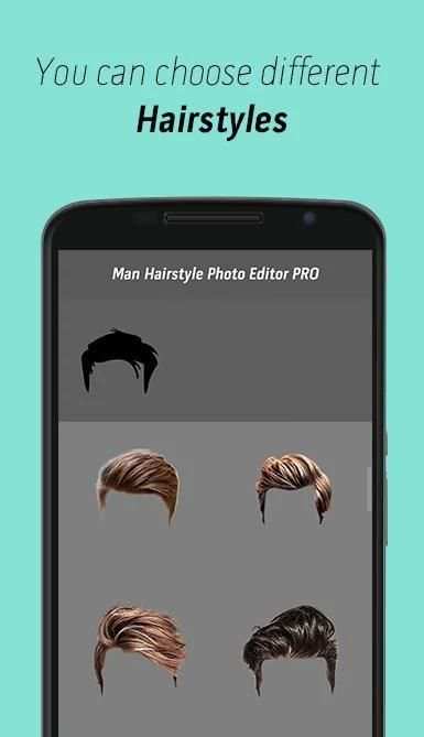 Man Hairstyle Photo Editor PRO скриншот 3