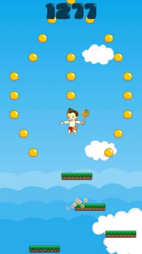 Happy Hanuman Jump-Indian game screenshot 4