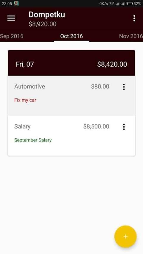Quickfin Simple Money Manager 4 تصوير الشاشة