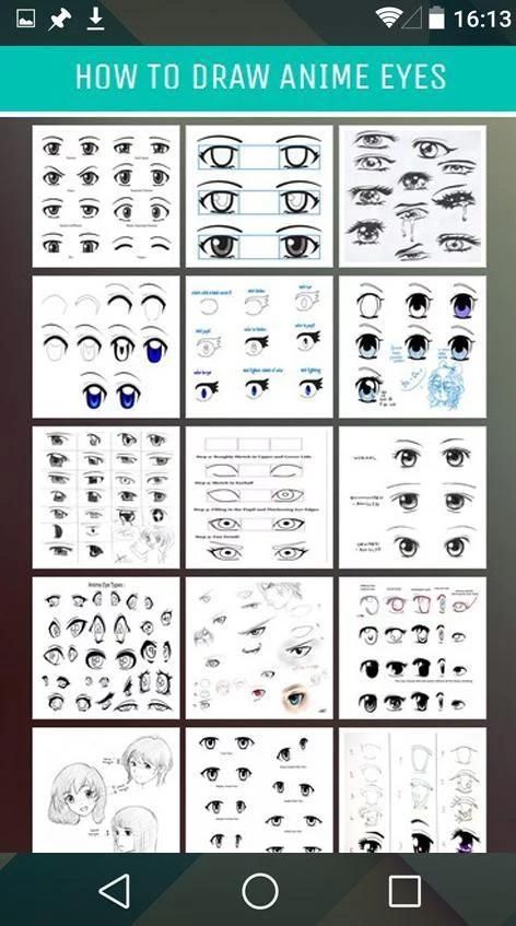 как рисовать аниме глаза скриншот 6