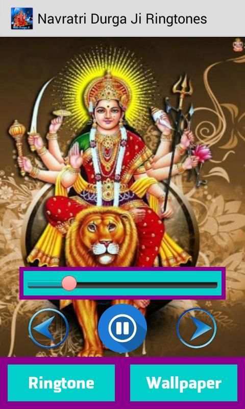 Navratri Durga Ji Ringtones 2 تصوير الشاشة