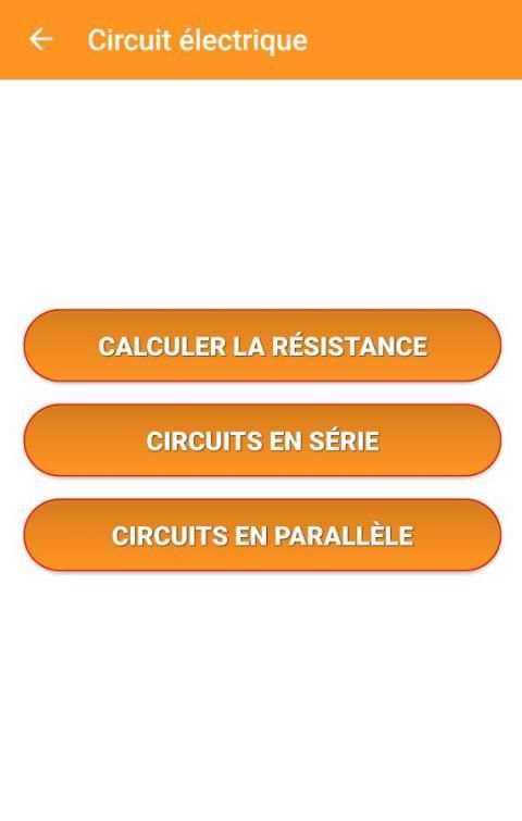Calculatrice électrotechnique 3 تصوير الشاشة