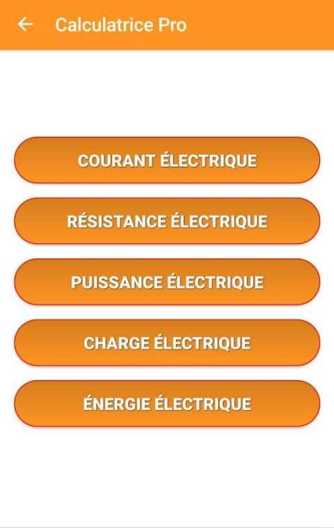 Calculatrice électrotechnique 2 تصوير الشاشة