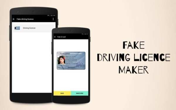 Fake Driving Licence India स्क्रीनशॉट 1