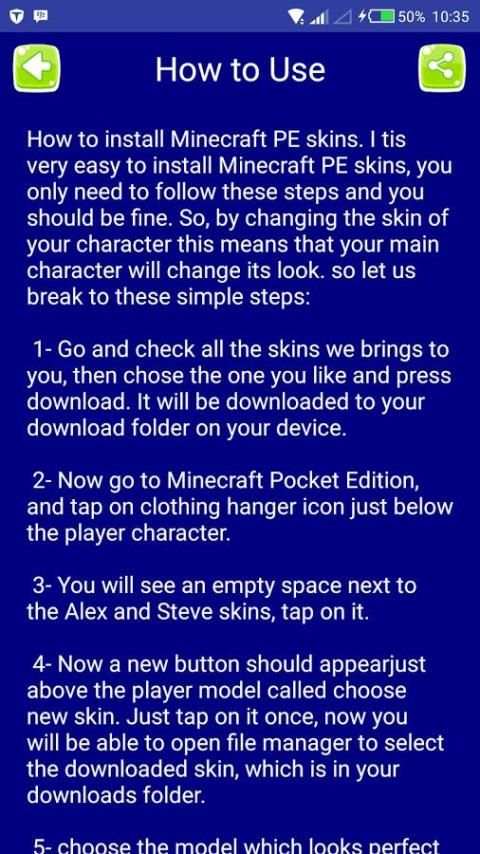 Skins for Minecraft PE screenshot 2