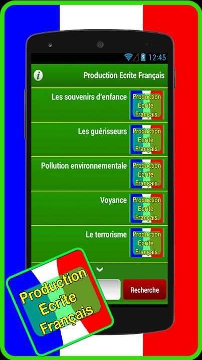 Production Ecrite Français скриншот 2