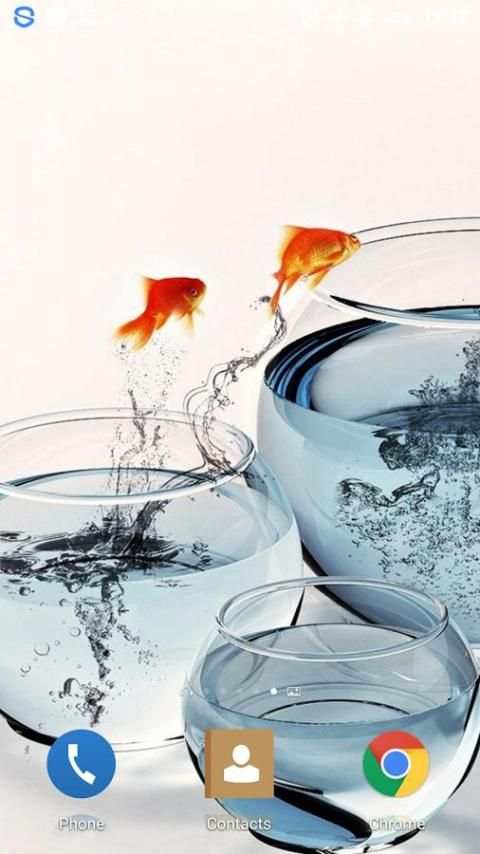 Goldfish HD Live Wallpaper screenshot 1