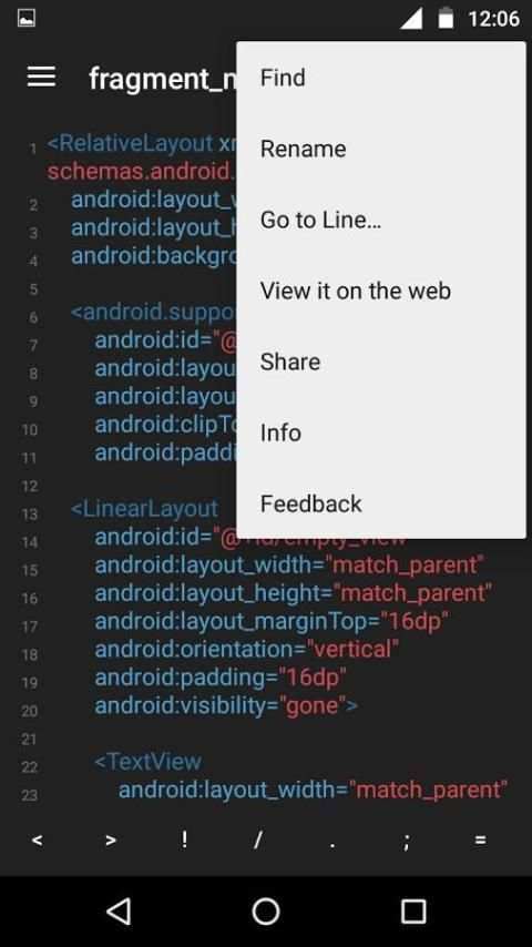 Codeditor स्क्रीनशॉट 8