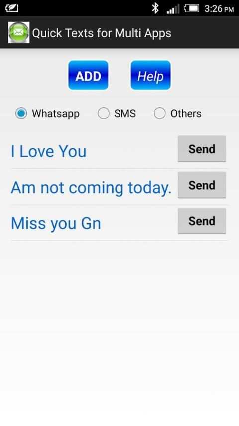 Quick Texts for Multi Apps screenshot 4