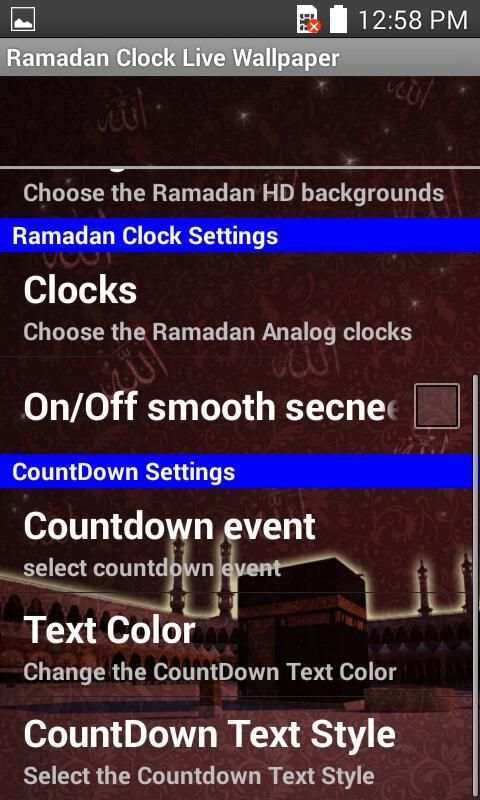 Jam HP Tema Islam screenshot 7